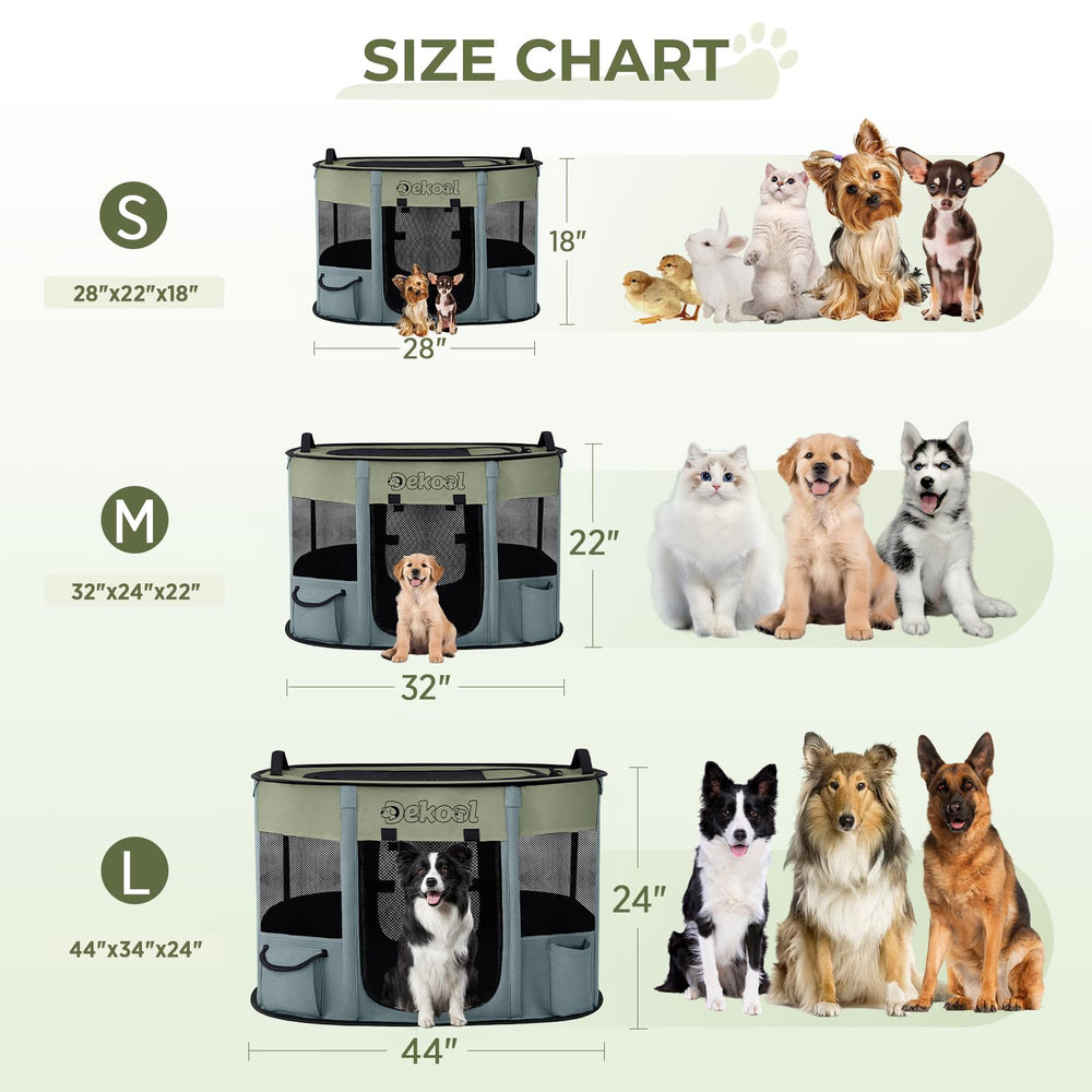 Dekool foldable playpen non-slip base on various surfaces.
