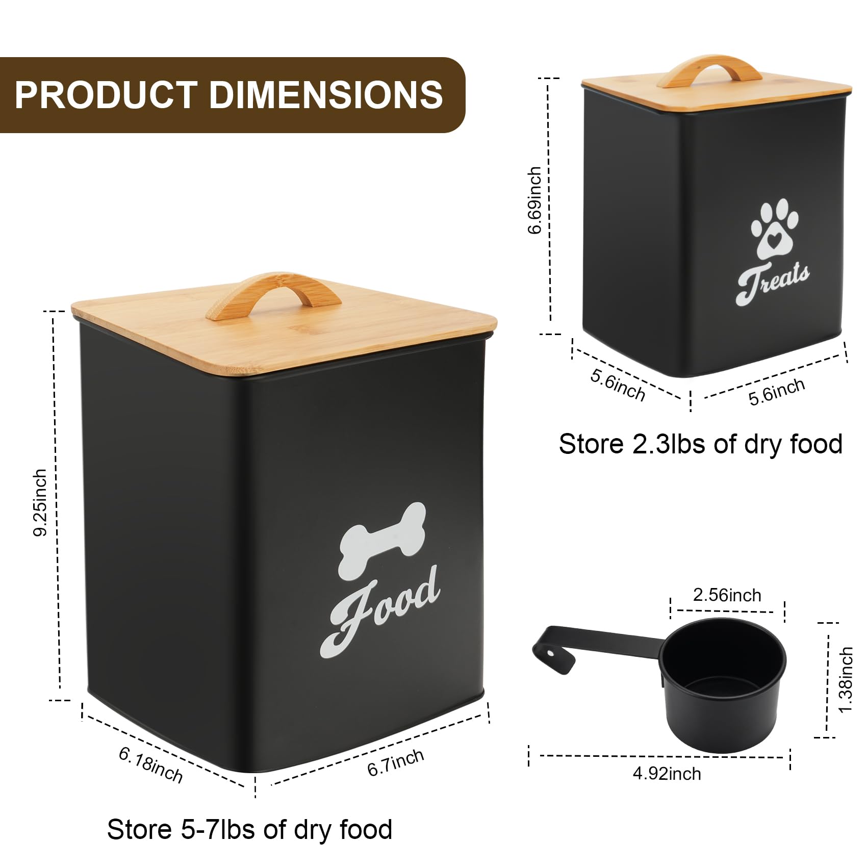 Dekosilave airtight lid keeps aroma and moisture in for longer-lasting treats.