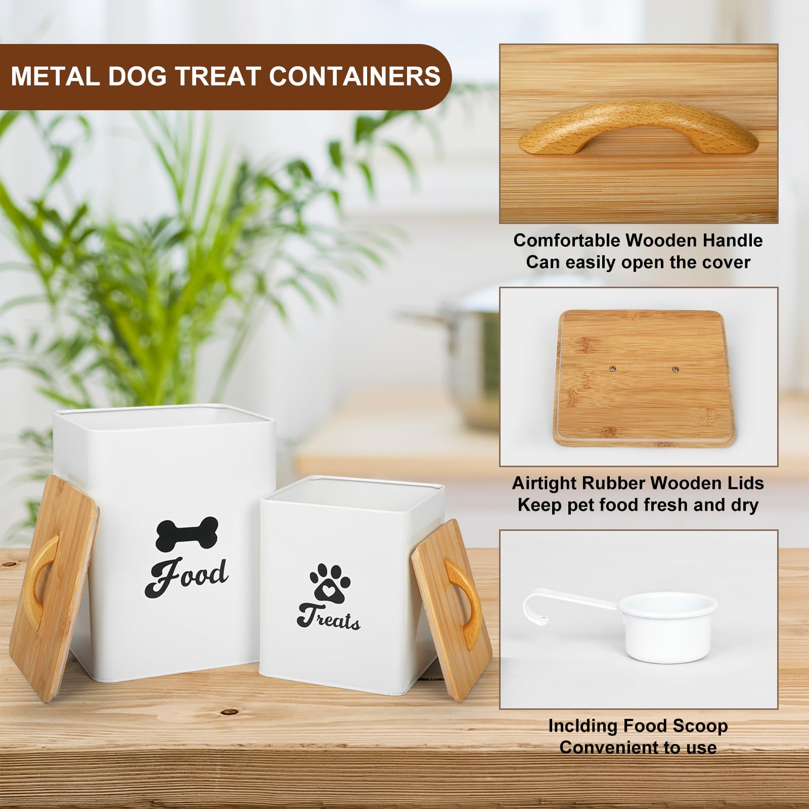 Dekosilave airtight lid sealing the container against odors