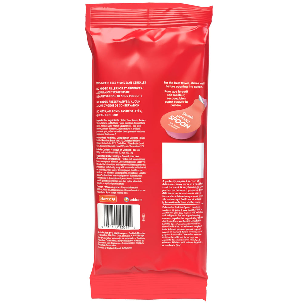 Delectables Lickable Spoon no preservatives message emphasizing clean ingredients