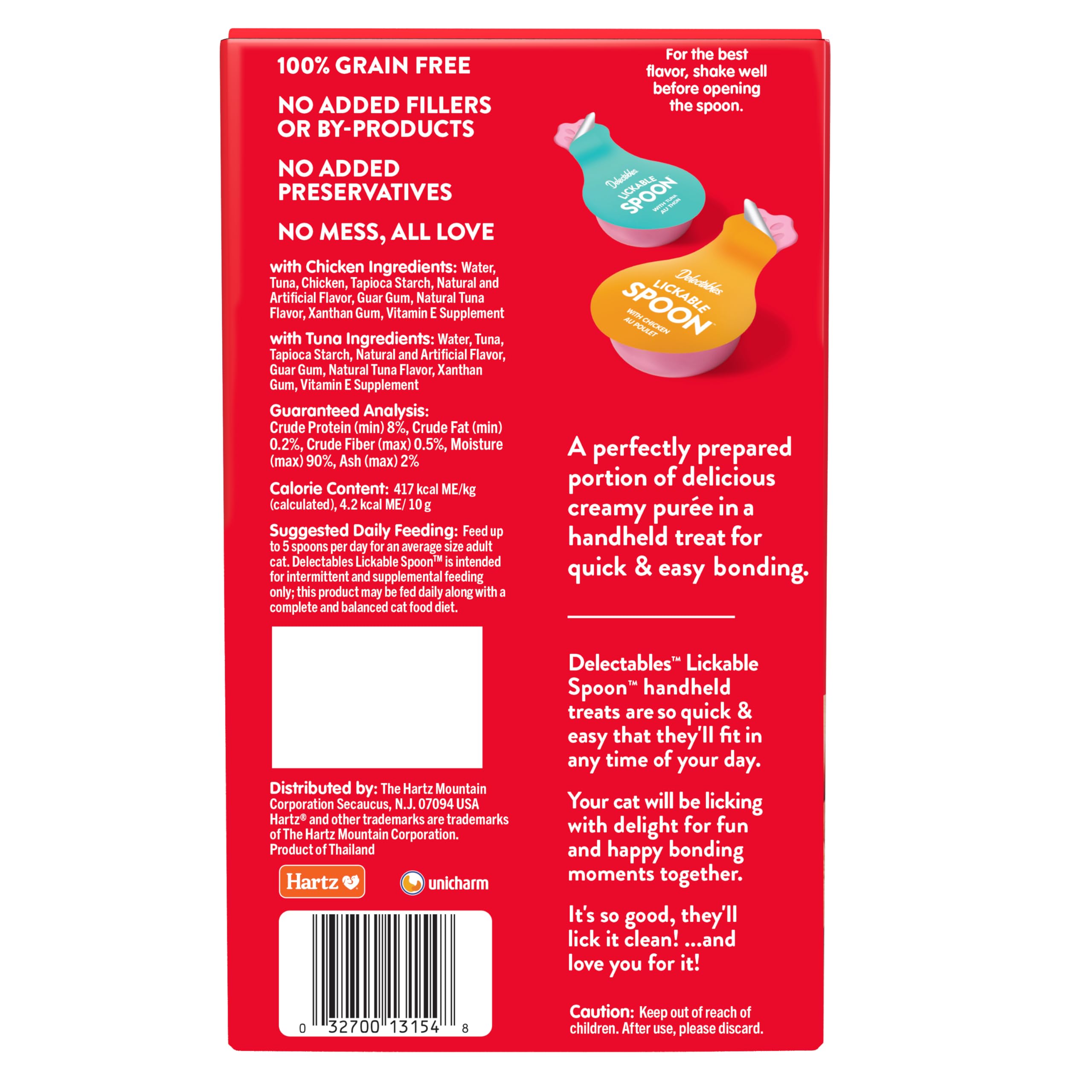 Delectables single-serve portions for easy feeding.