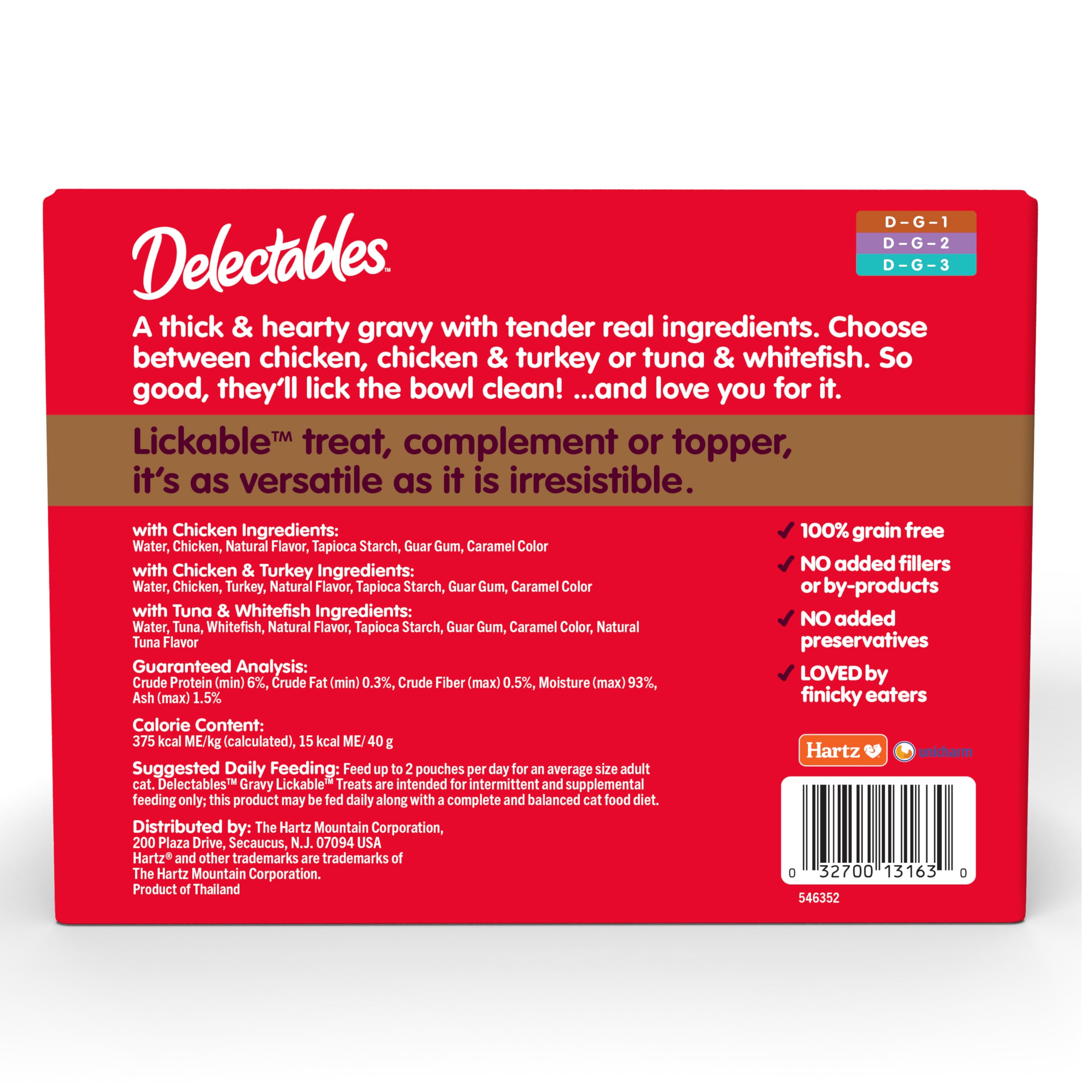 Assorted Delectables flavors offer variety for picky eaters