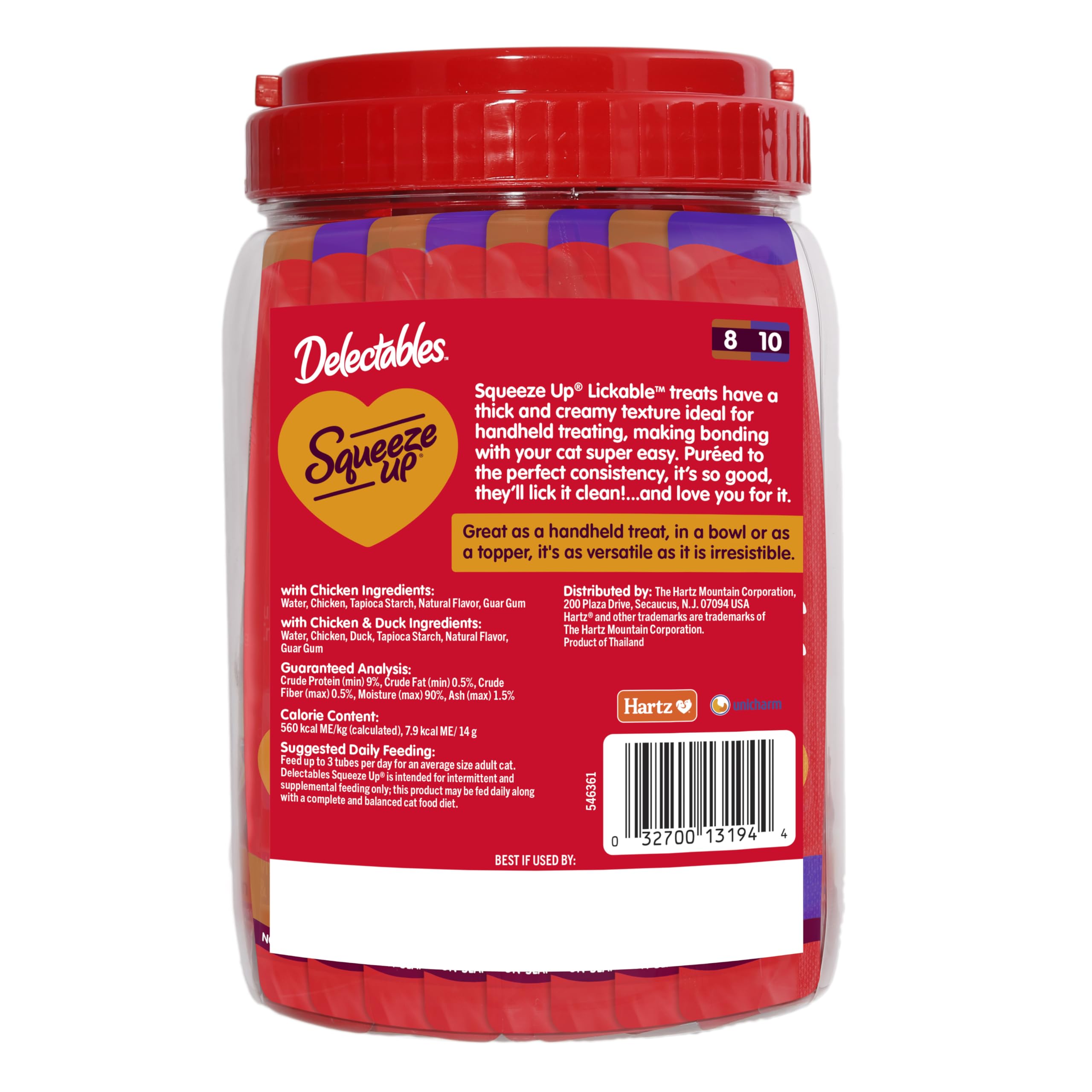 Delectables Squeeze Up creamy puree topper for meals.