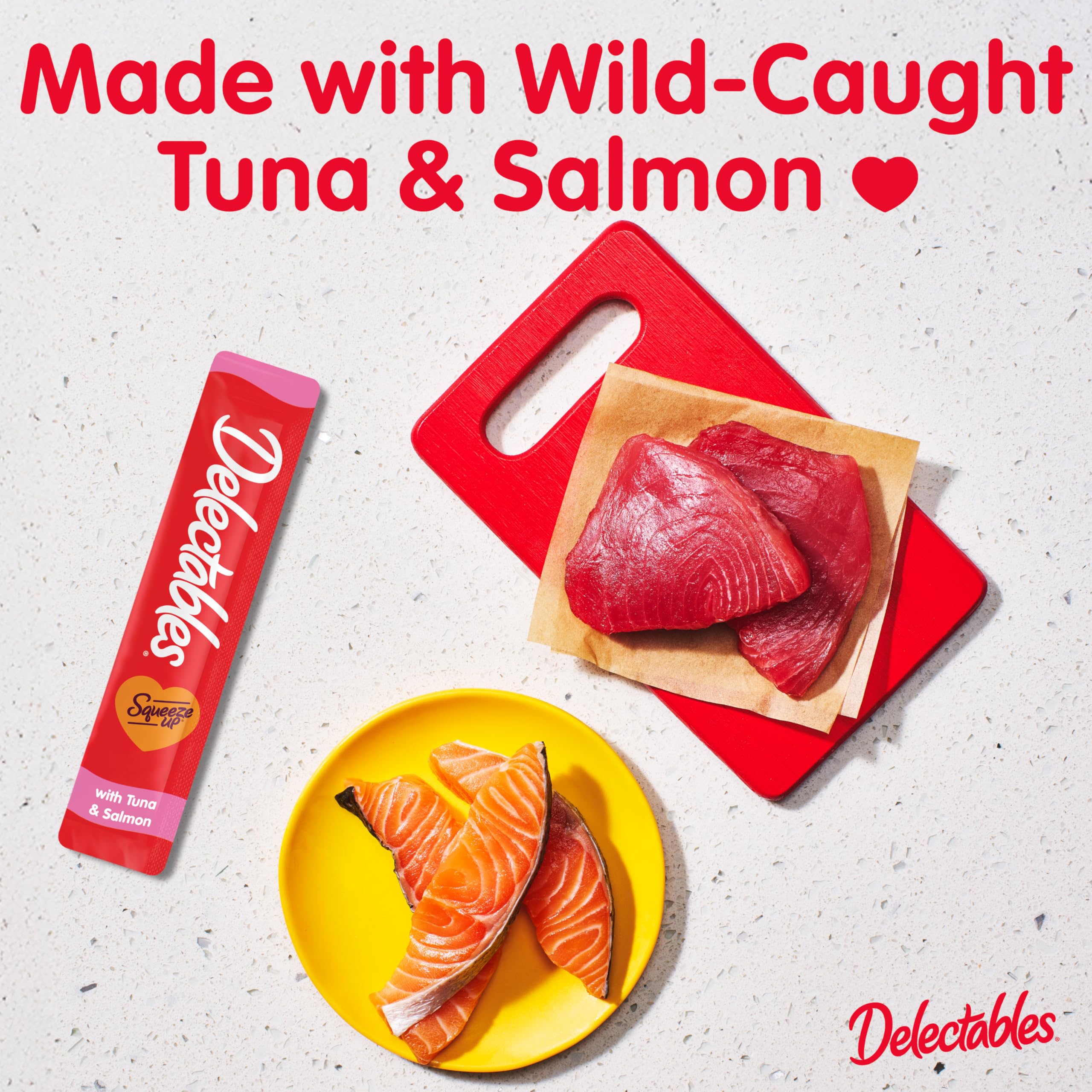 Delectables Squeeze Up handheld treat ready for bonding moments