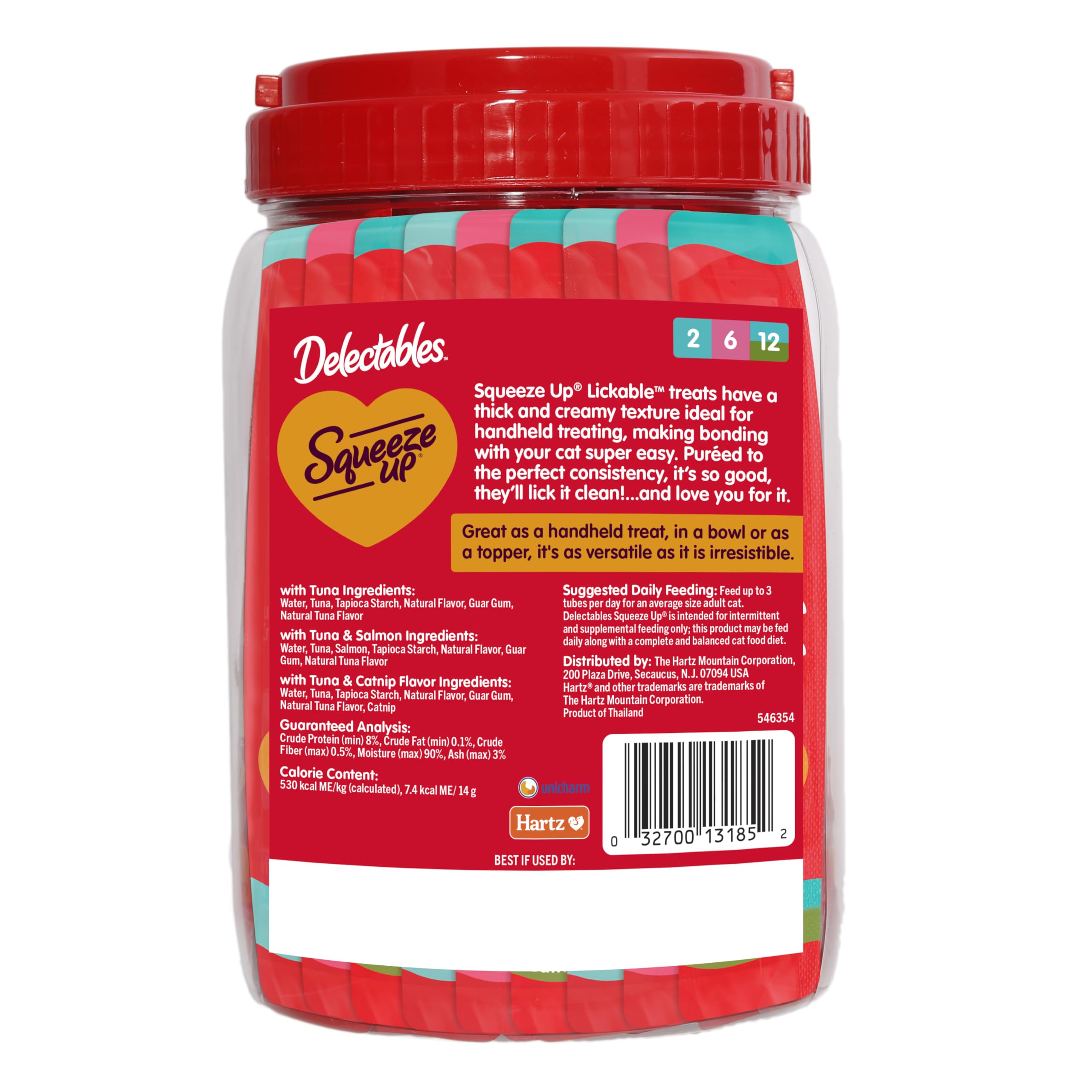 Premium ingredients feature tuna and salmon for tasty cat indulgence.