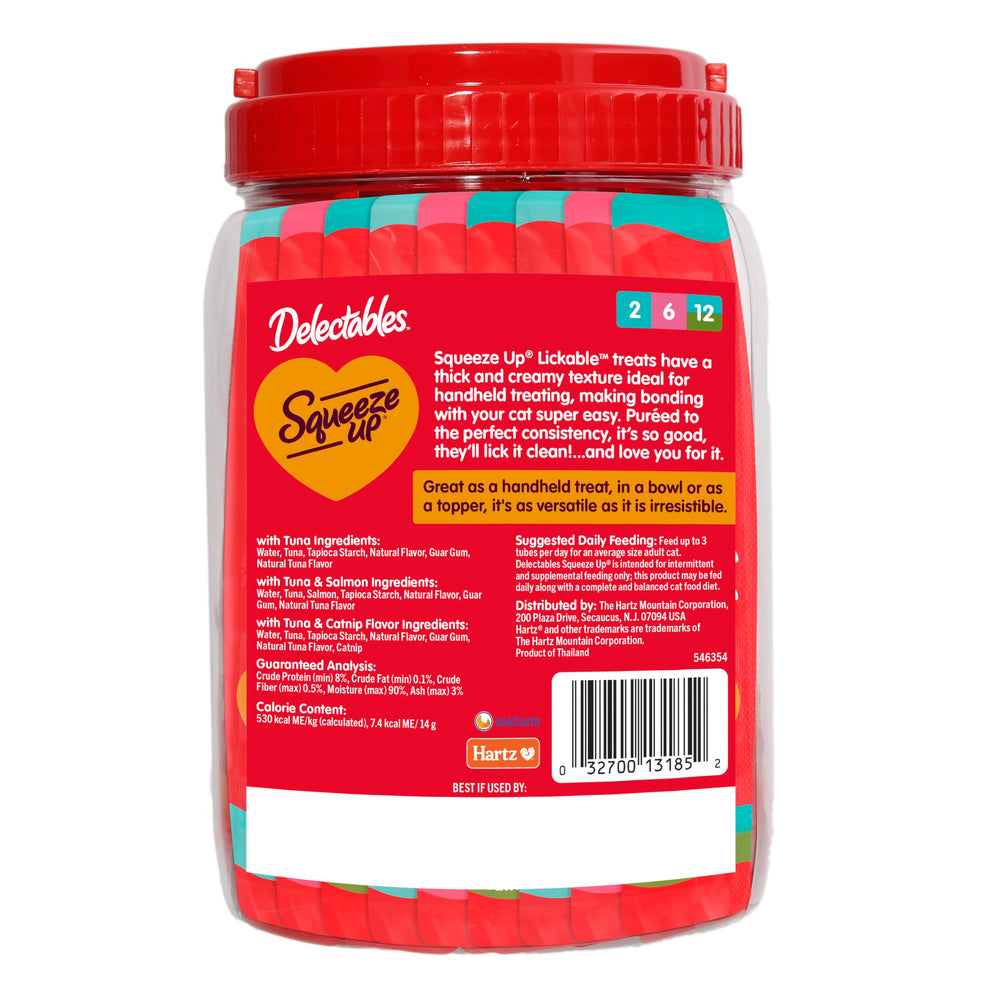 Premium ingredients feature tuna and salmon for tasty cat indulgence.