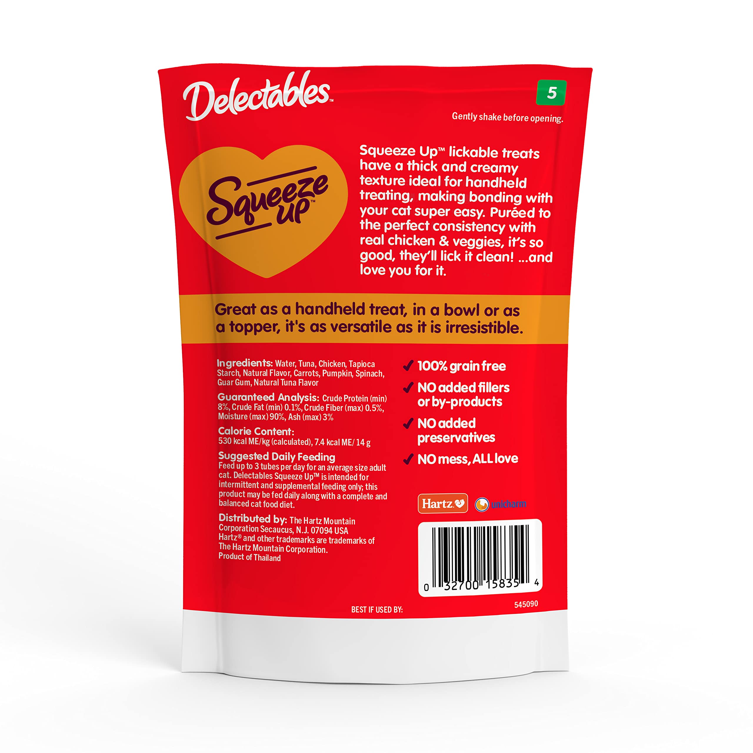 Delectables Squeeze Up no preservatives for a clean indulgence.