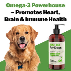 Deley Naturals Fish Oil for Dogs itchy-skin relief visual suggesting calmer skin and comfort