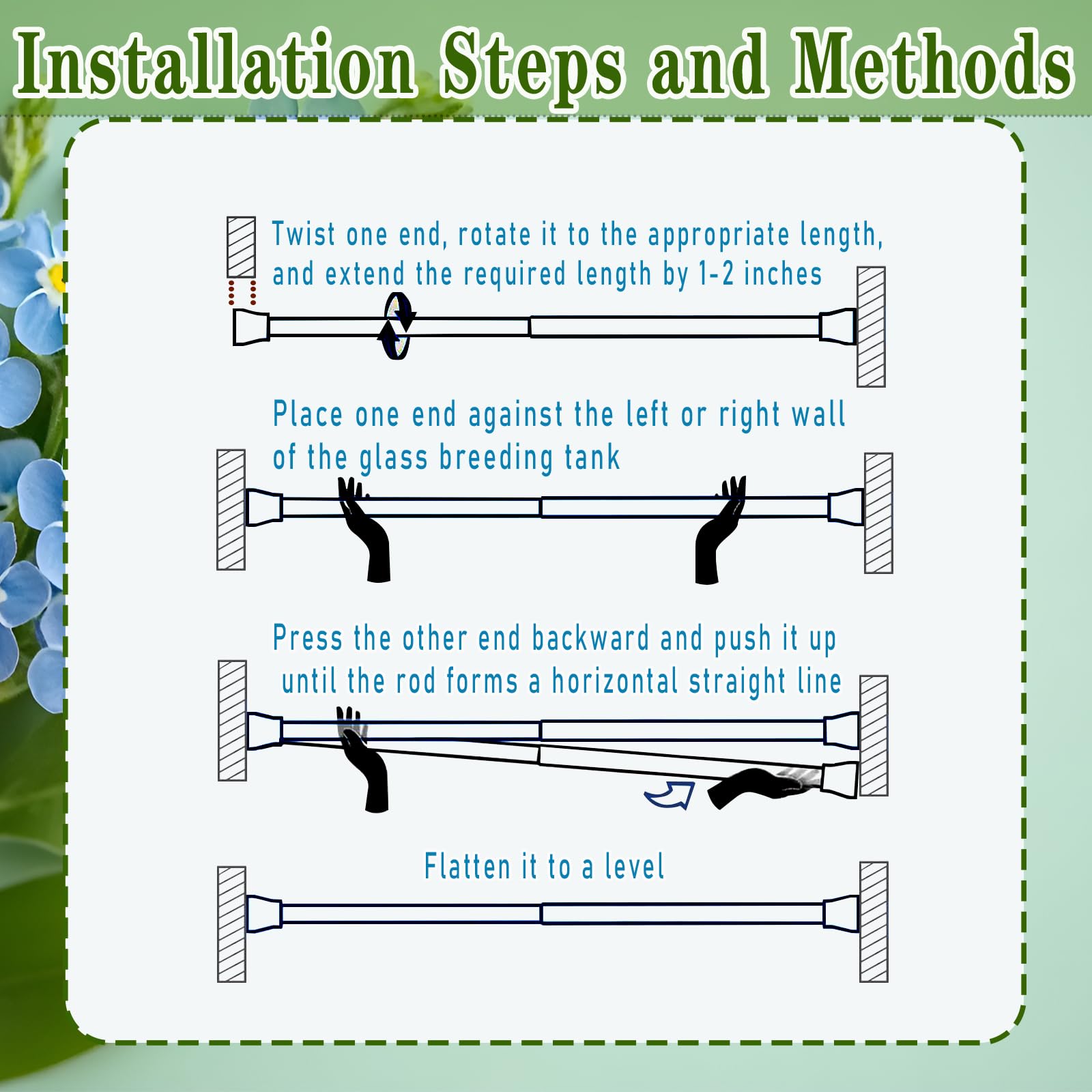 Delllala snake climbing stick telescopic assembly for quick length changes without tools.