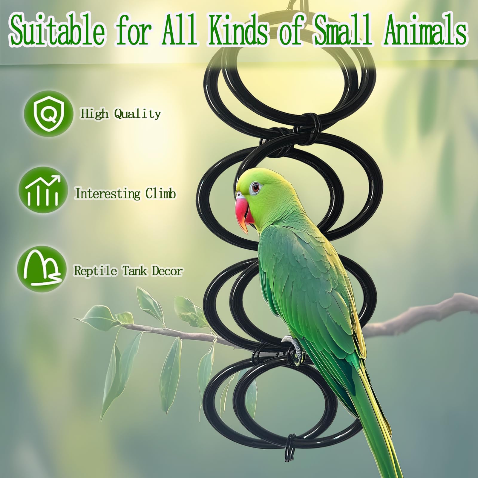 Delllala smooth non-toxic material close-up emphasizing safe play for snakes.