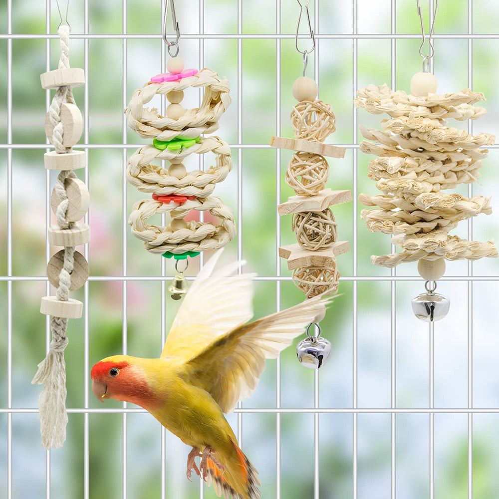 Deloky elevated perch encourages natural exploration and rest for birds.