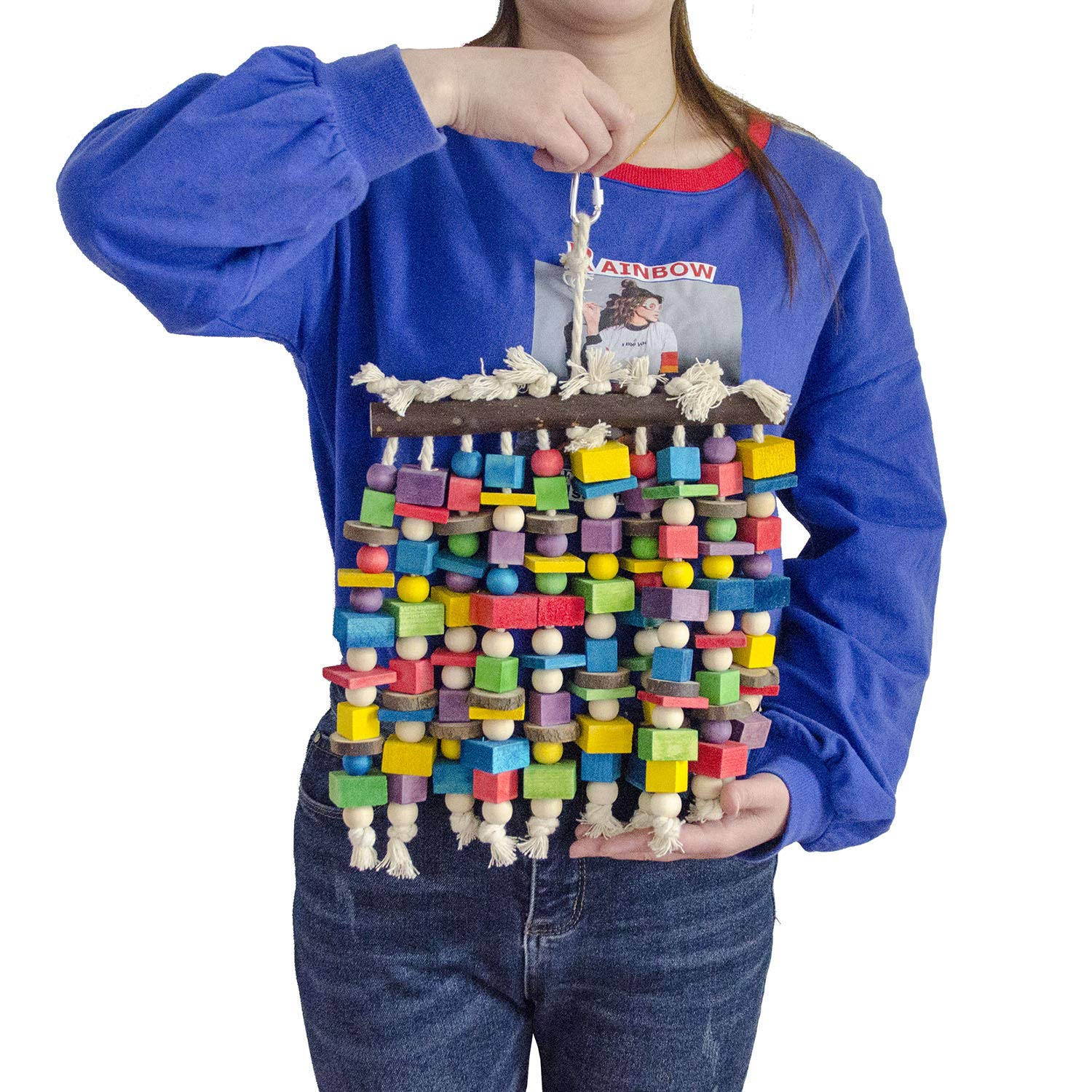 Deloky large toy provides an elevated perch to climb and explore.