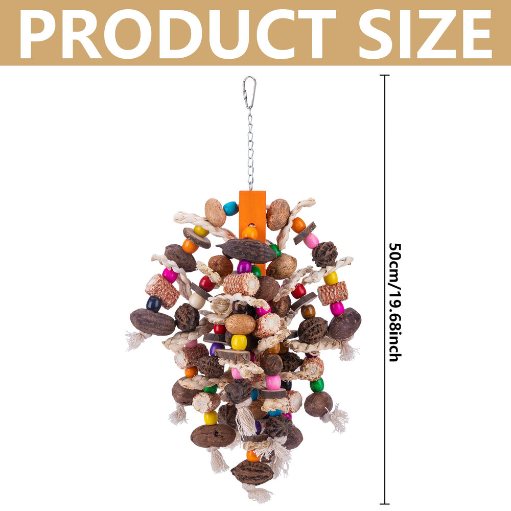 Deloky parrot toy multi-layer design invites climbing and exploration.