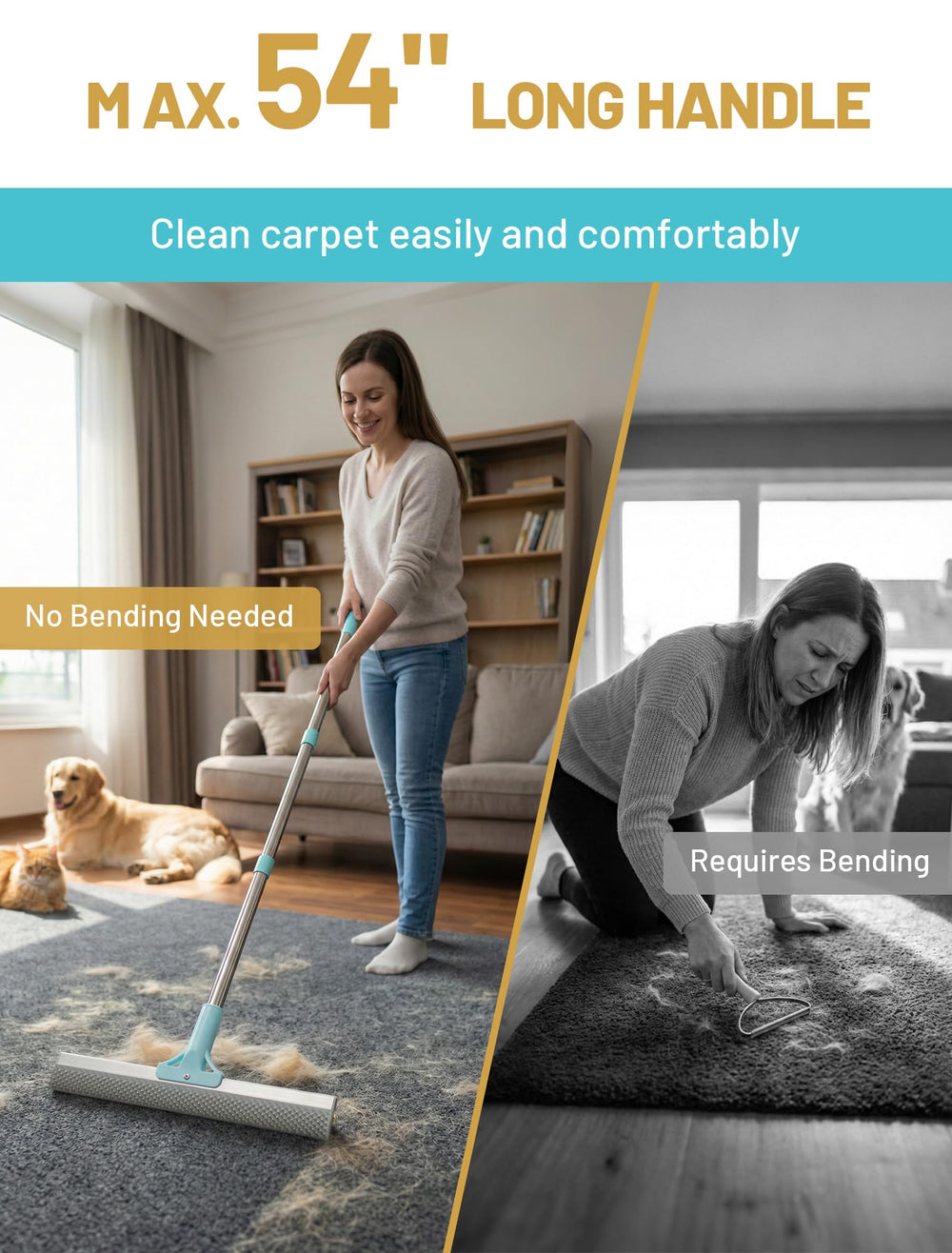 DELOMO dual-sided cleaning tool covers multiple surfaces efficiently