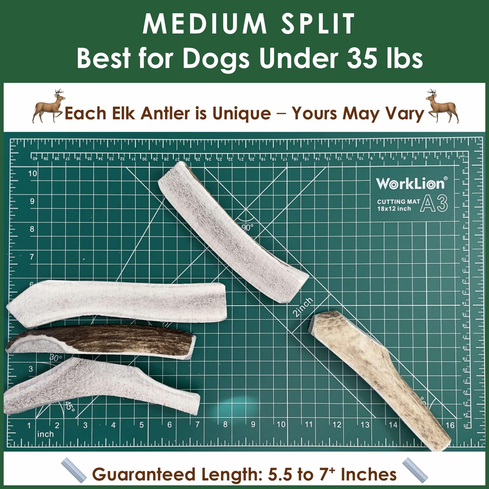 Deluxe Naturals Elk Antler Chews odor-free and mess-free chews for homes.
