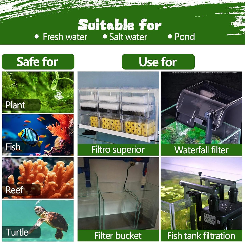 Demiwise reef-safe filtration supports clear water in reef tanks