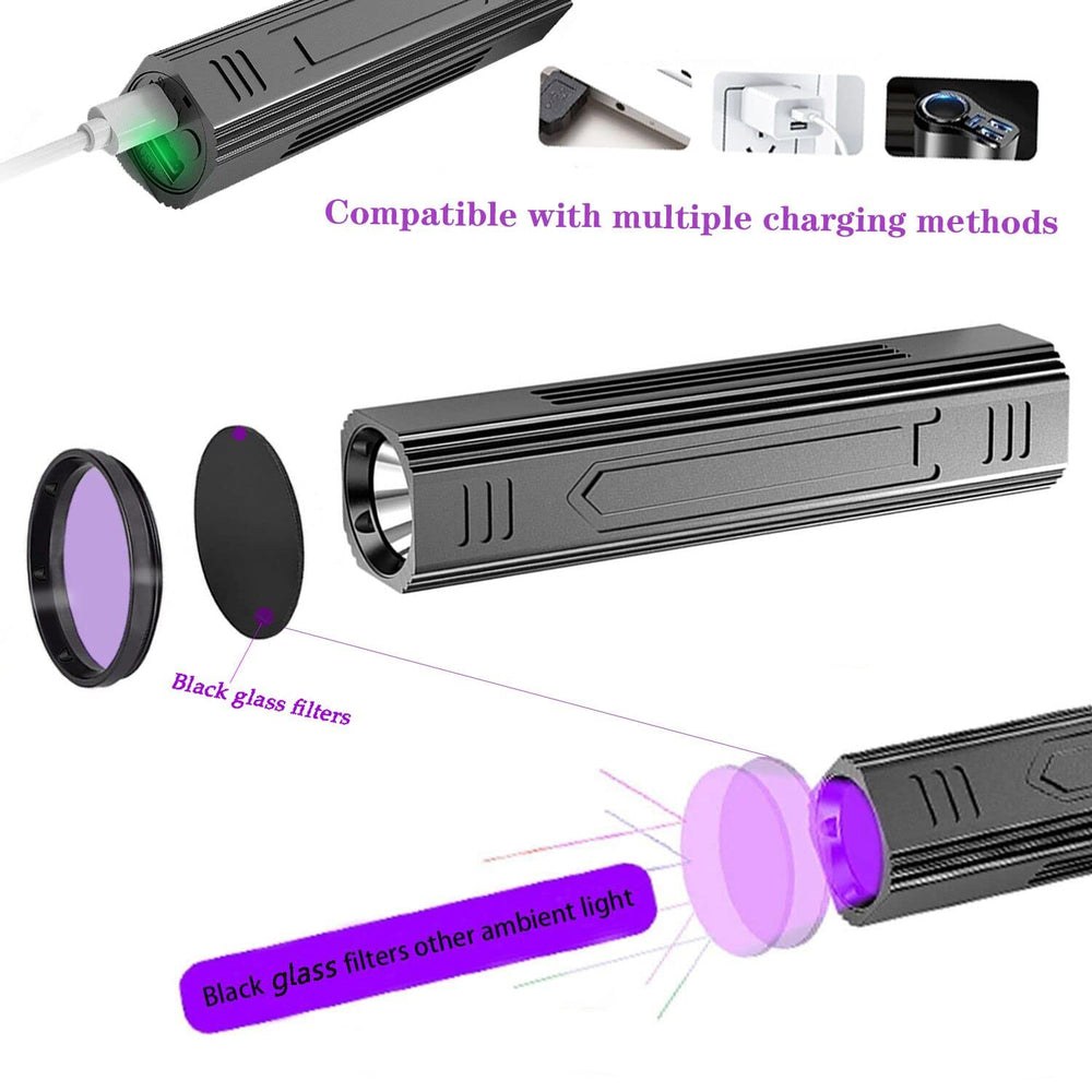 Denlydom Bed Bug inspection UV light helps spot hidden pests.