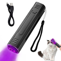 Denlydom Wood Lamp 365nm UV flashlight, portable for quick on-the-go checks.