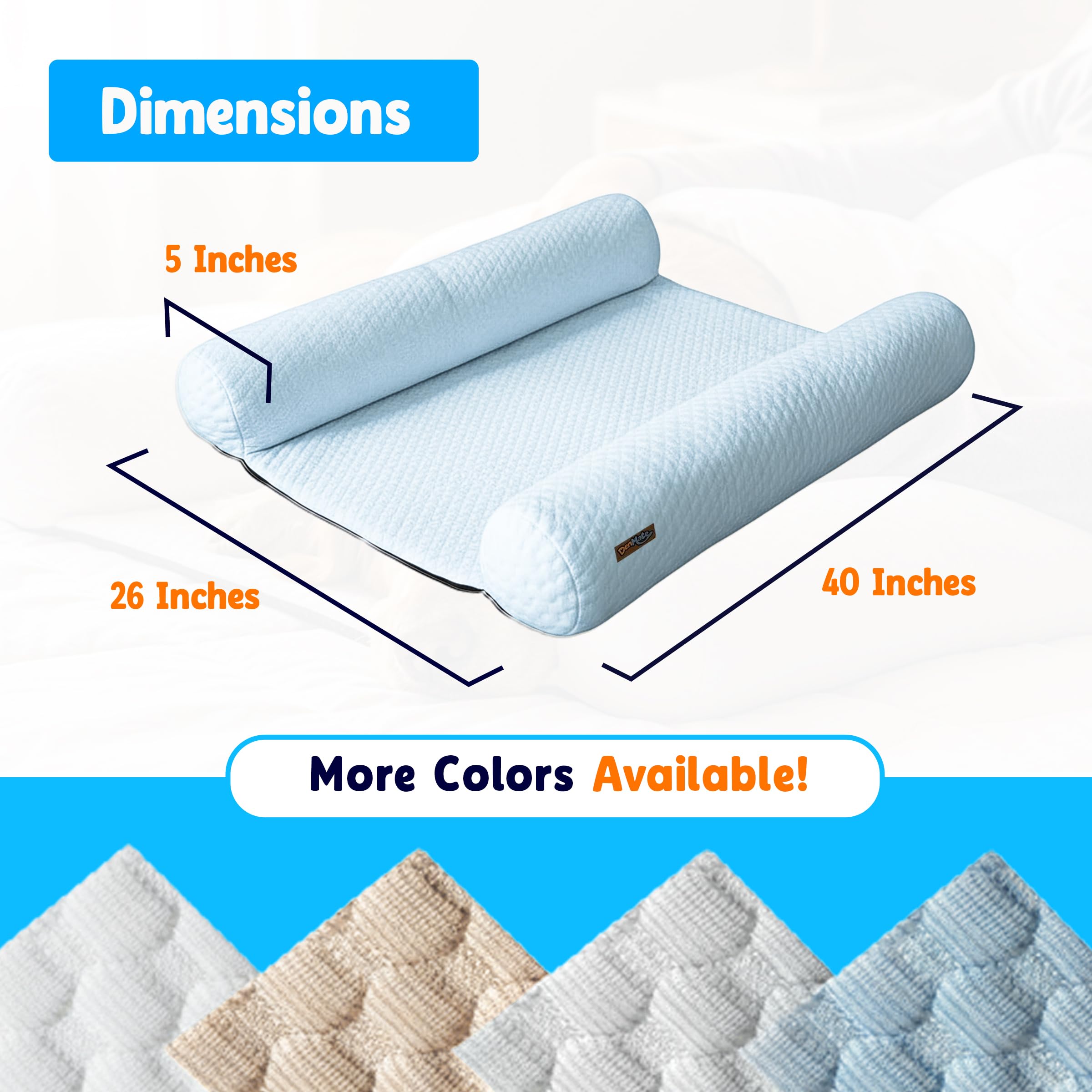 DenMate lightweight roll-and-store design keeps the room tidy.