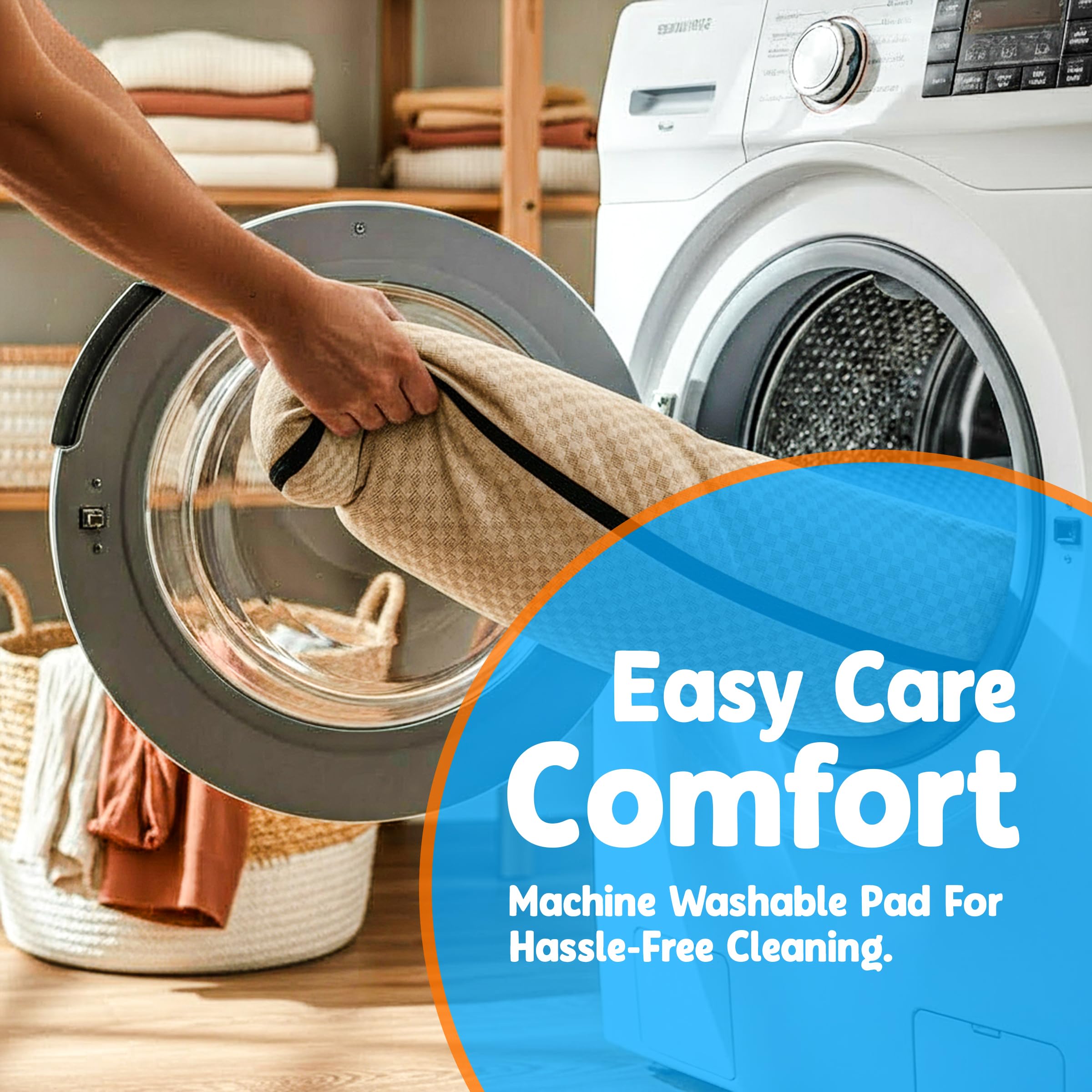 DenMate removable cover for easy cleaning keeps your bed fresh.