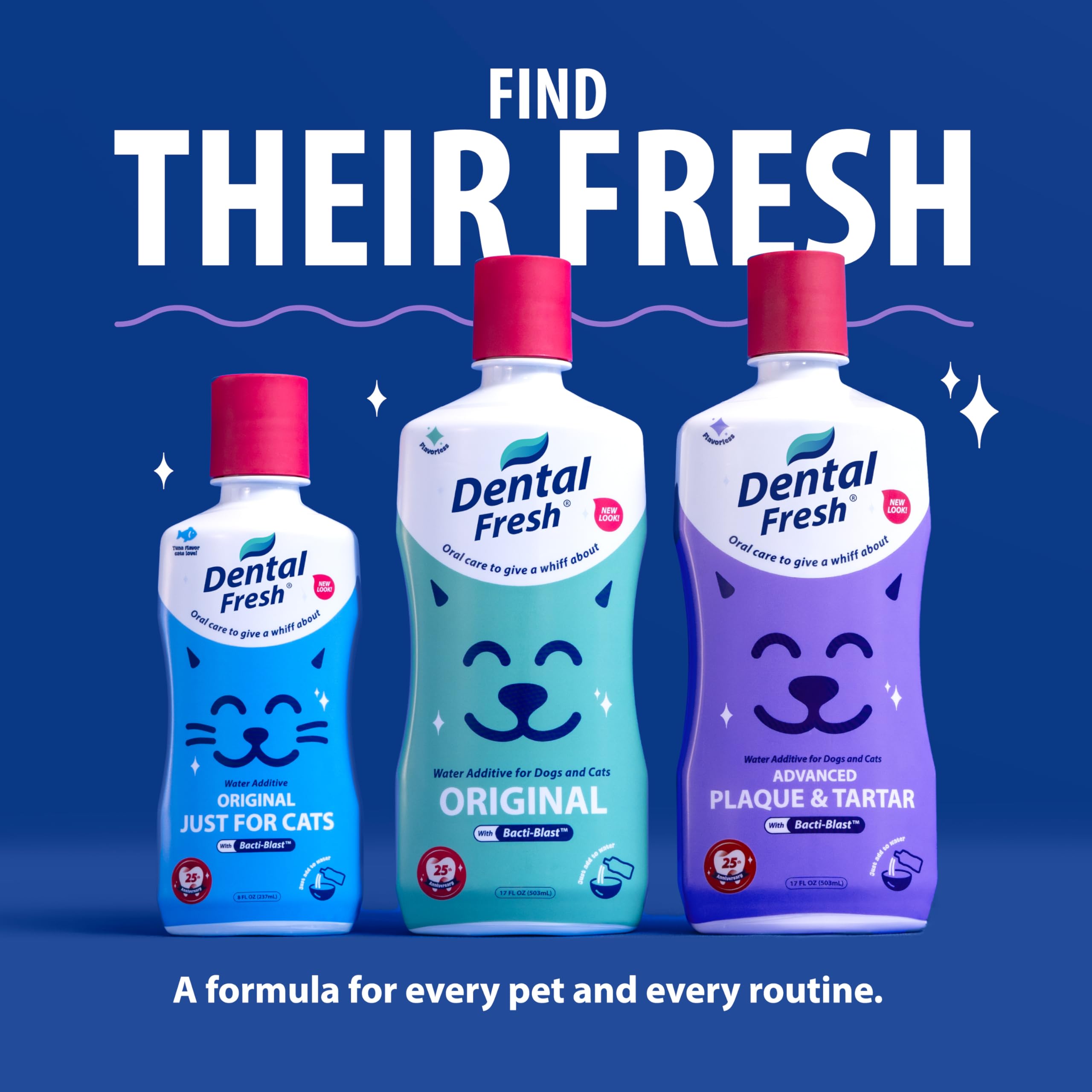 Dental Fresh in use for pet water dosing and convenience.