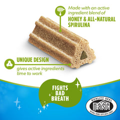 Dentalife ActivFresh resealable pack detail promotes freshness and easy storage.