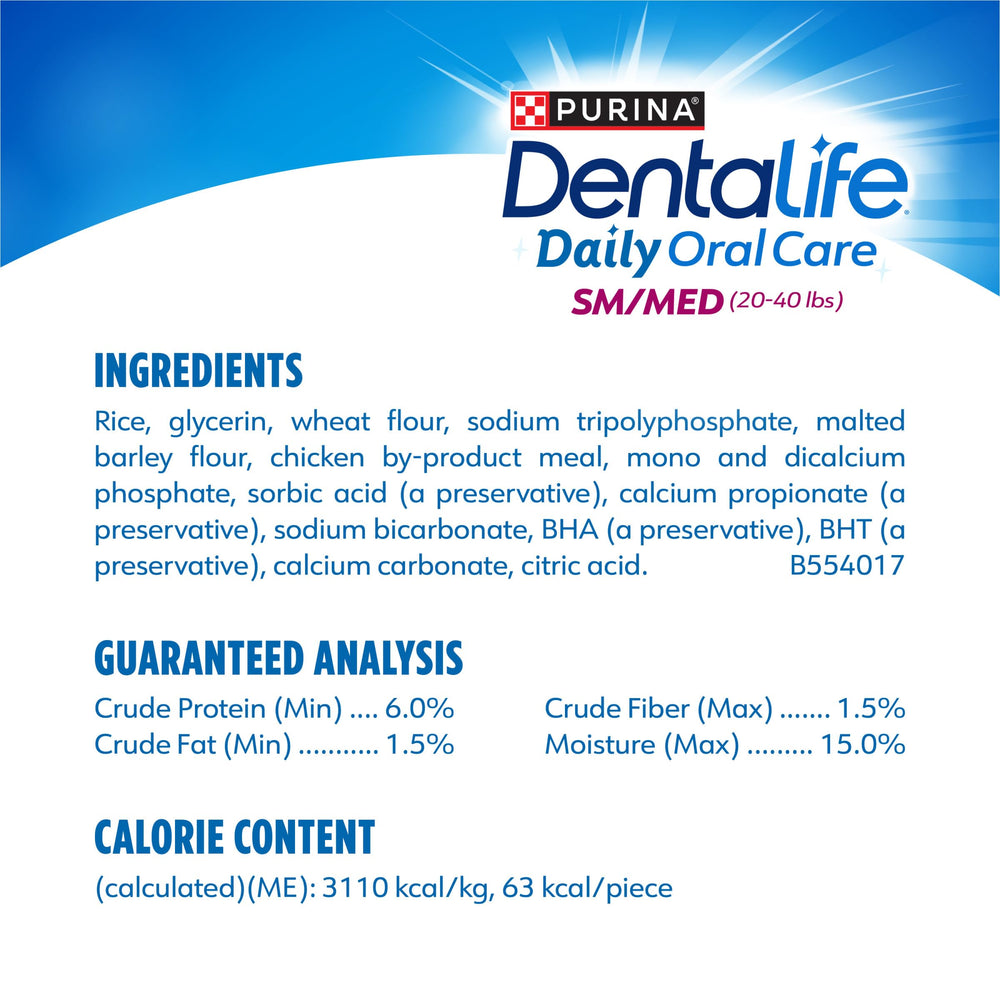 Dentalife DentaLife chicken flavor chew close-up appeals to dogs