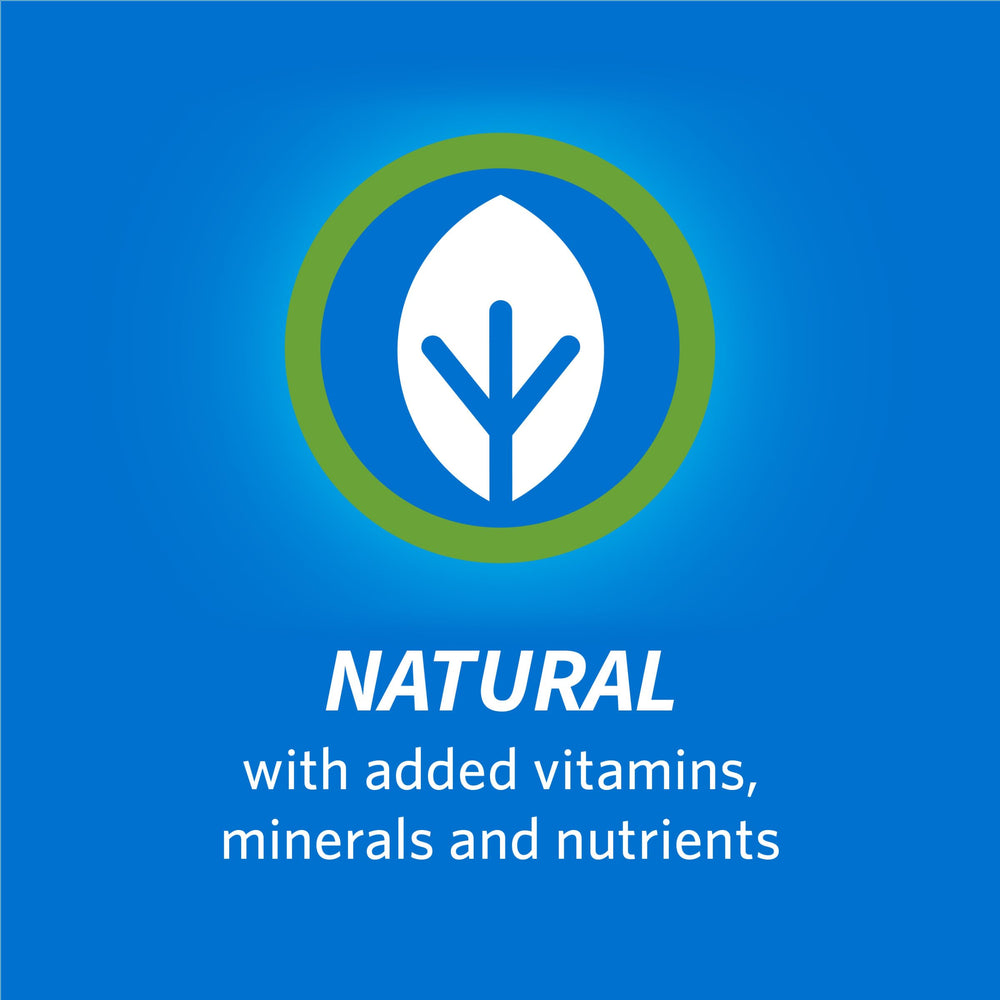 Purina DentaLife salmon flavor on shelf shows natural ingredients promise