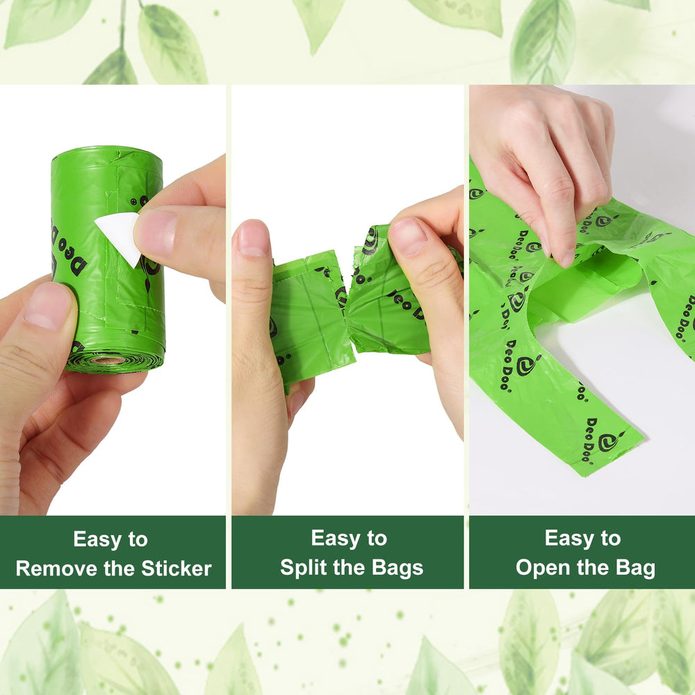 Deo Doo easy-tie handle bags for quick, tidy closures.