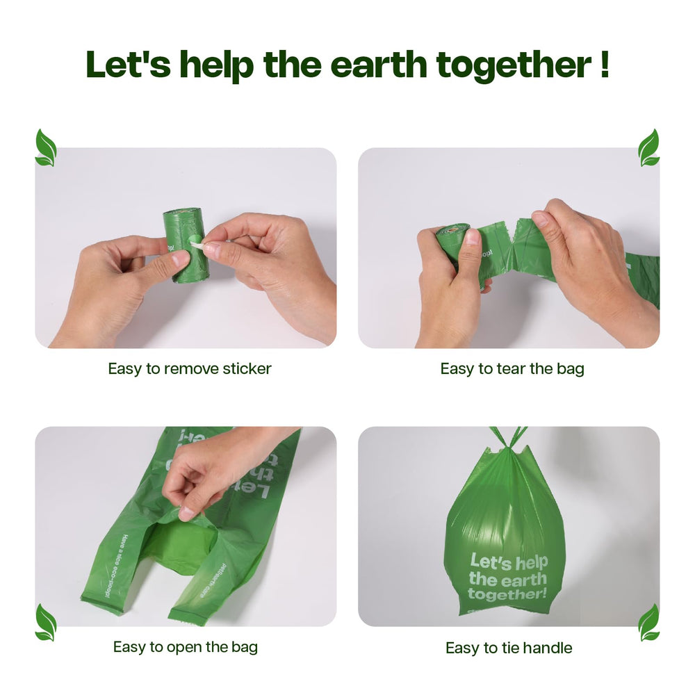Deo Doo eco-friendly packaging made from corn starch and recycled materials.