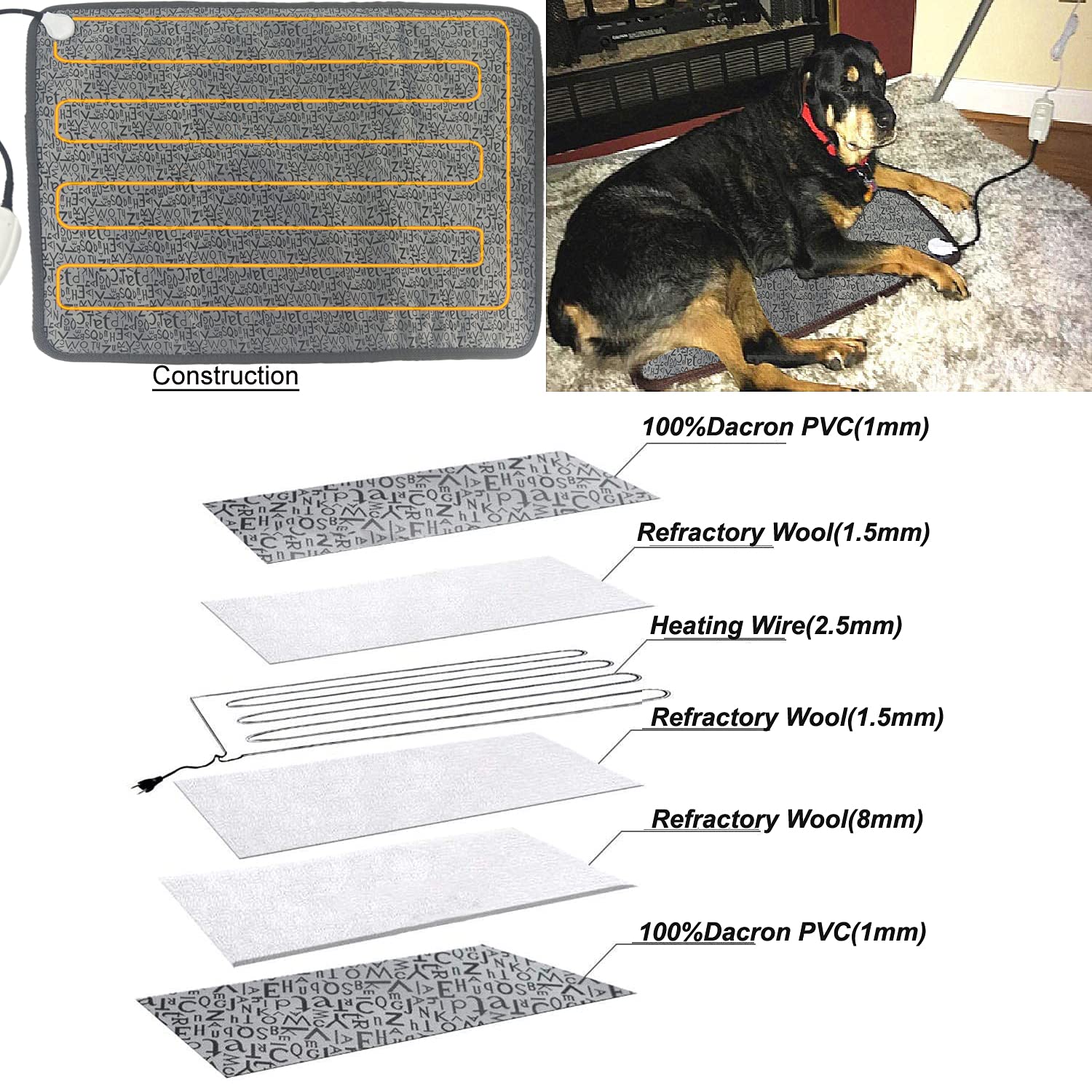 DEOMAN waterproof and fireproof blanket material for lasting durability