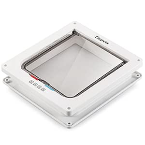 Depets four-mode switches image suggests flexible access control for pets.