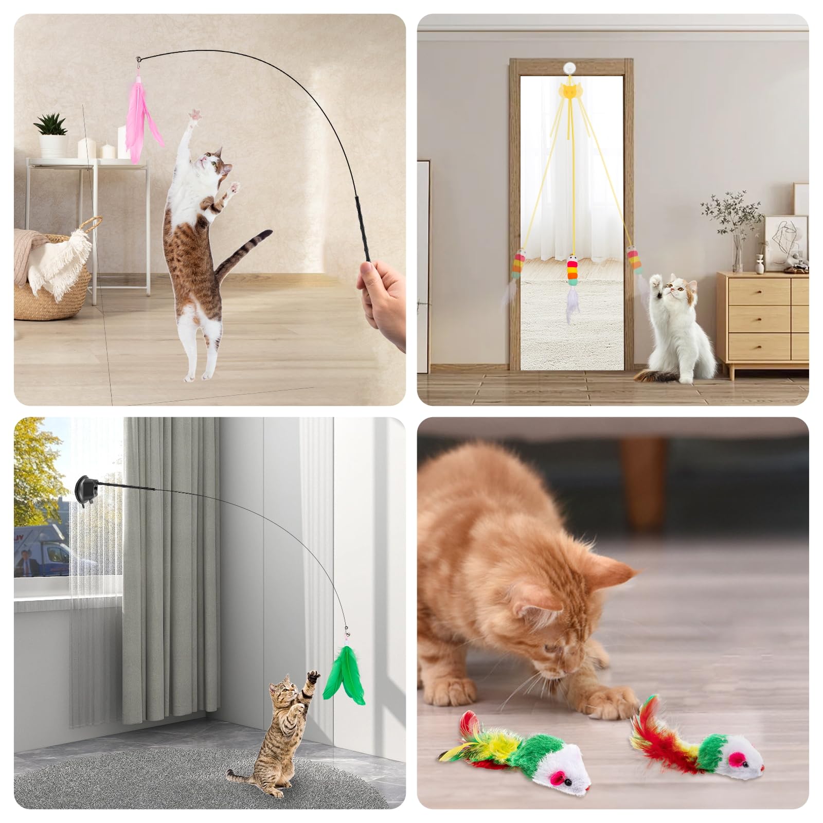 Depets cat mouse toy adds variety for interactive sessions
