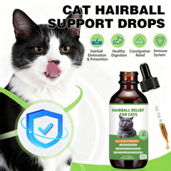 Derggzey Cat Grass flavor drops with cat-friendly palatability.