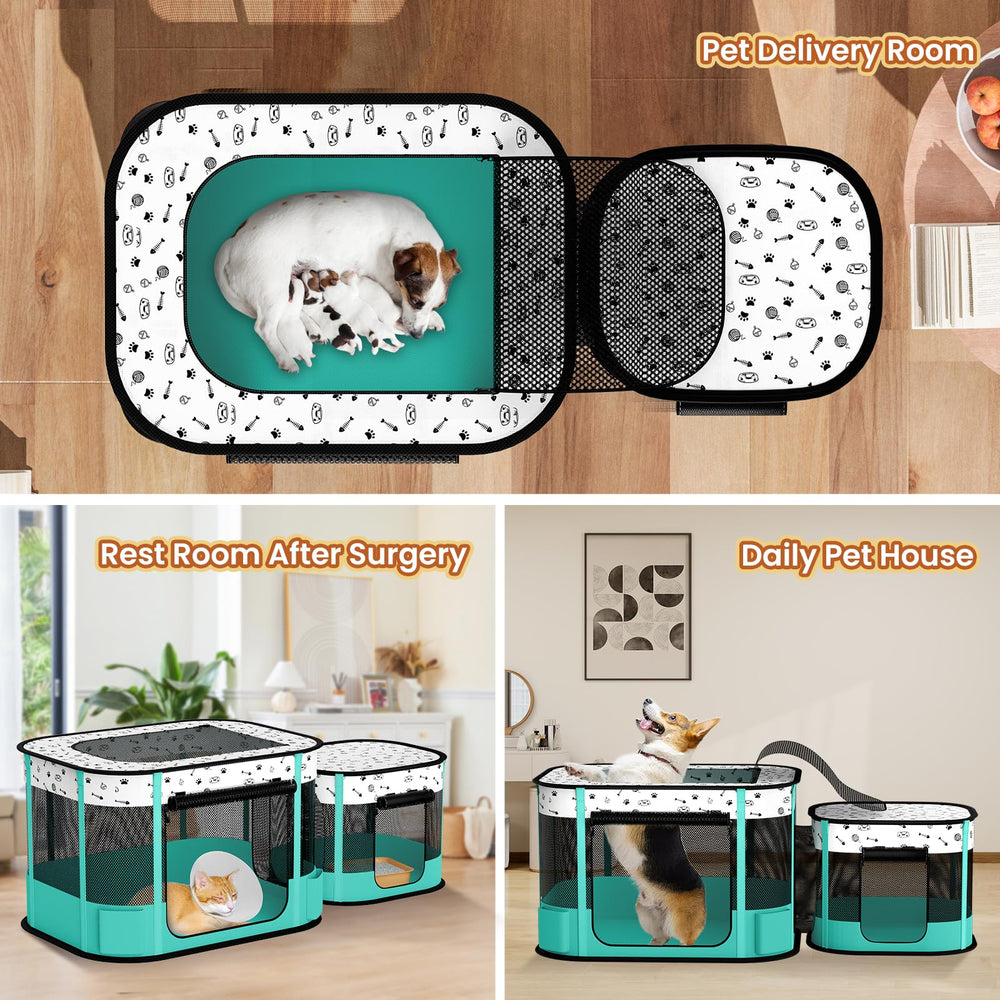 DESELL small playpen 22.5x18x18 fits kittens and small dogs.