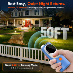 Dessports deterrent mode with 25-35kHz and built-in strobe for quick deterrence.