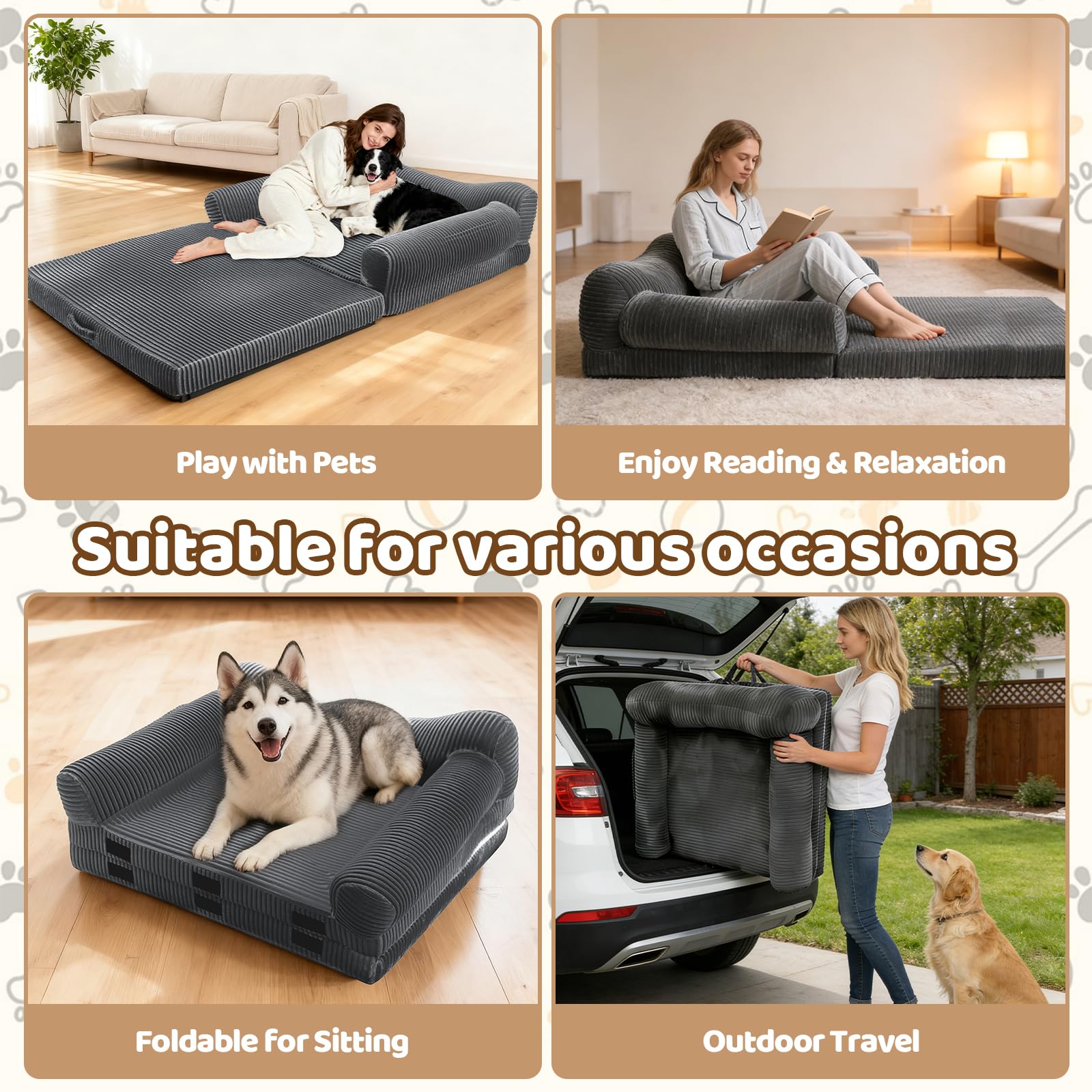 Dessports easy-clean cover and machine washable design simplify maintenance