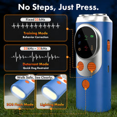 Dessports training mode in action for calm behavior without harm.