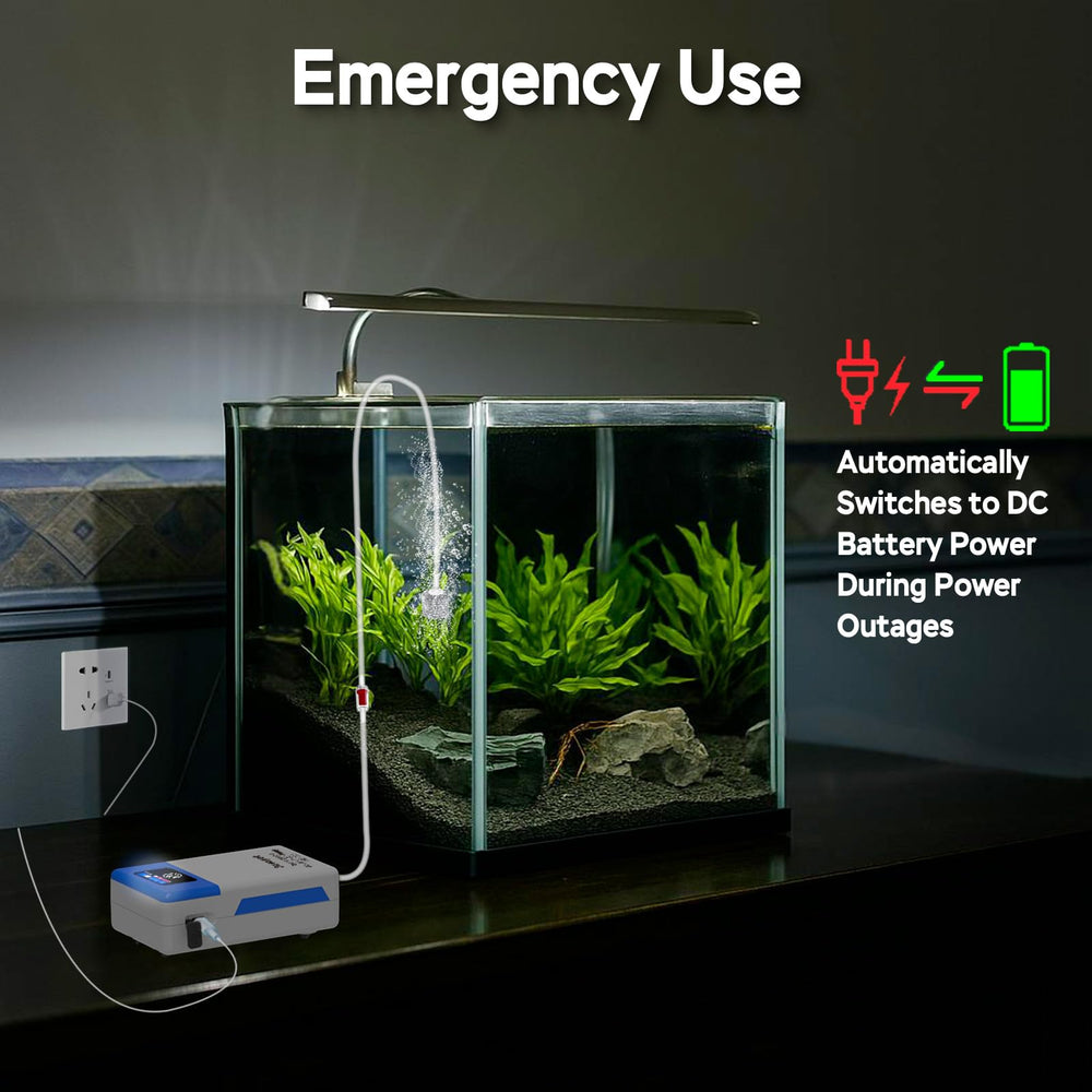 Devopet aeration kit includes stone, tubing, valve, and USB-C cord for easy setup.