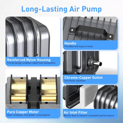 Devopet bubble size control knob for customizable aeration.