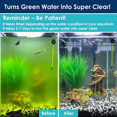 Devopet U-V filter aeration improves water circulation and oxygenation