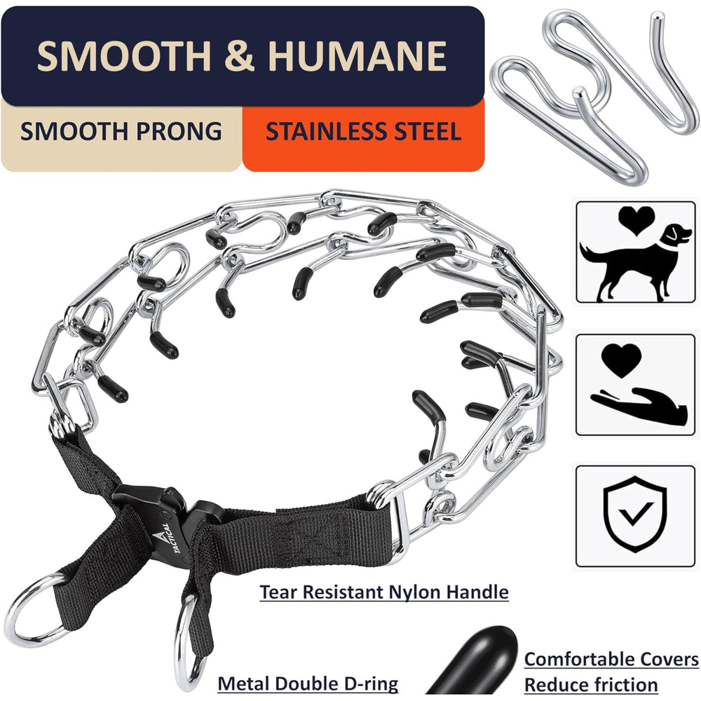 DEYACE collar with safety soft tips protecting the neck during training