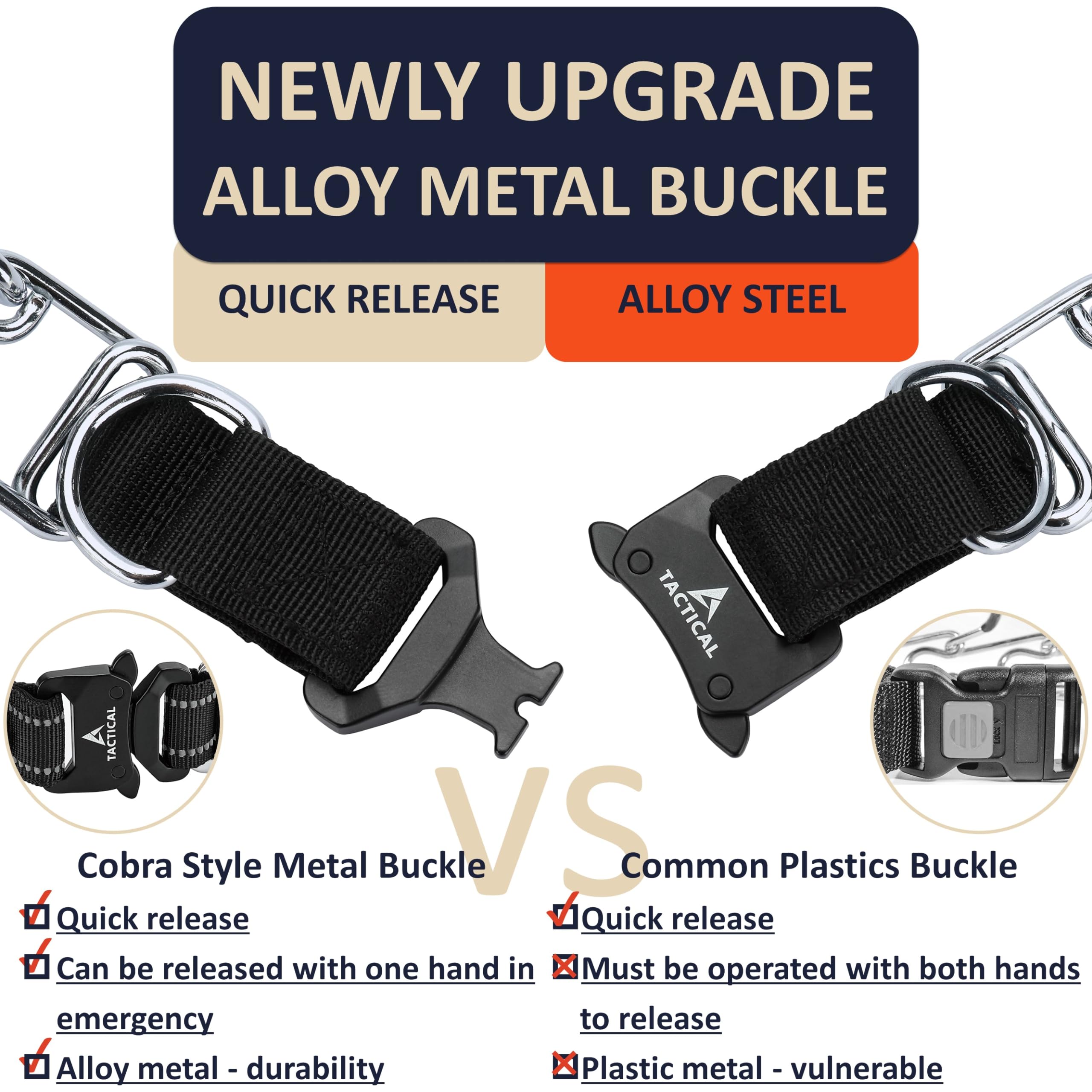 DEYACE durable metal links endure daily training wear