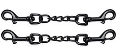 DEYACE metal dog collar safety clip on 8-inch backup prevents escapes.