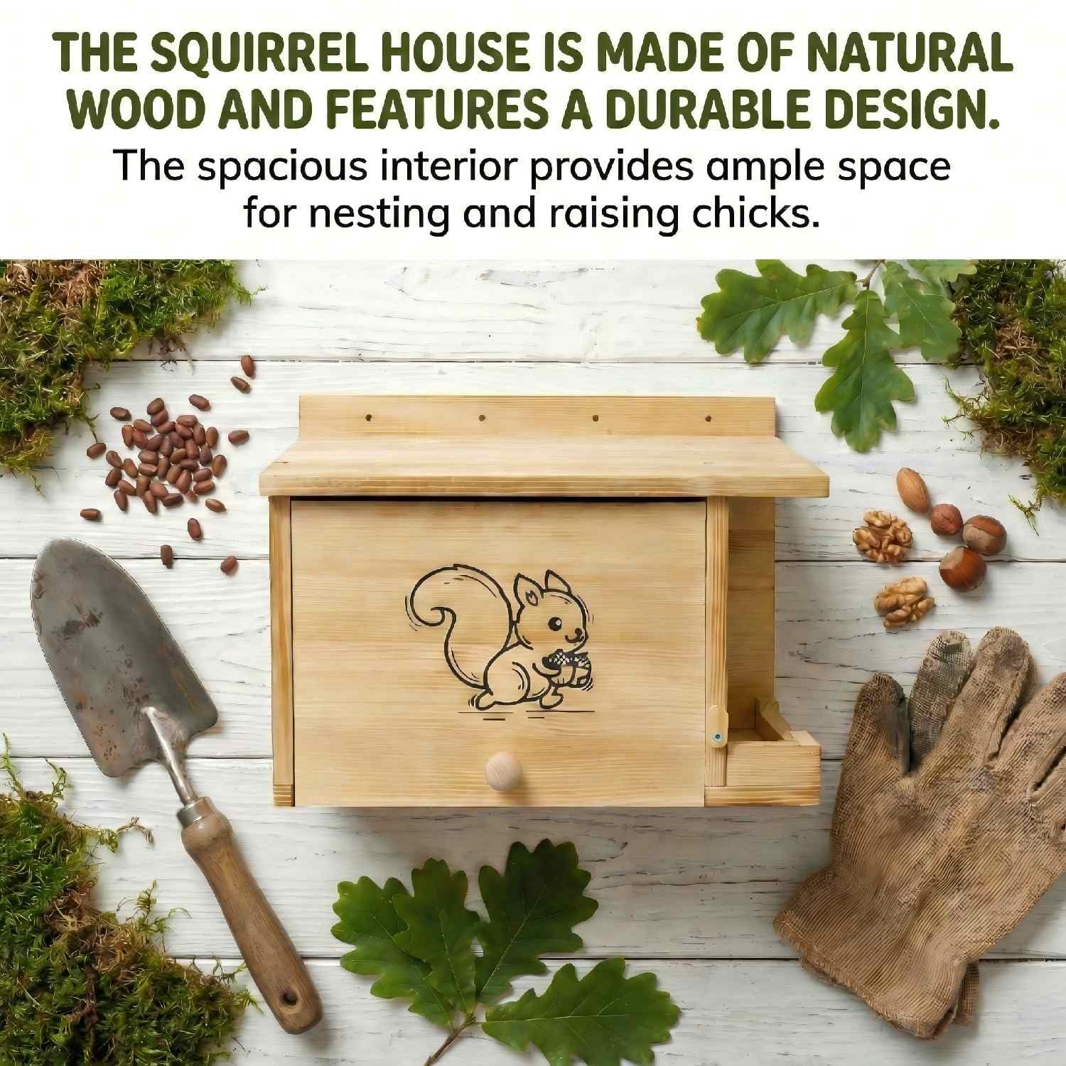 DFWRFVA garden protection feature keeps plants safe by guiding squirrels to a dedicated home.