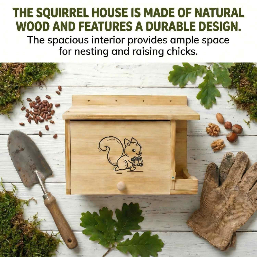 DFWRFVA garden protection feature keeps plants safe by guiding squirrels to a dedicated home.