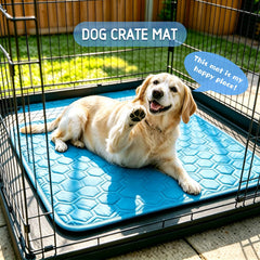 dgdgbaby cooling mat with non-slip bottom stays in place during play