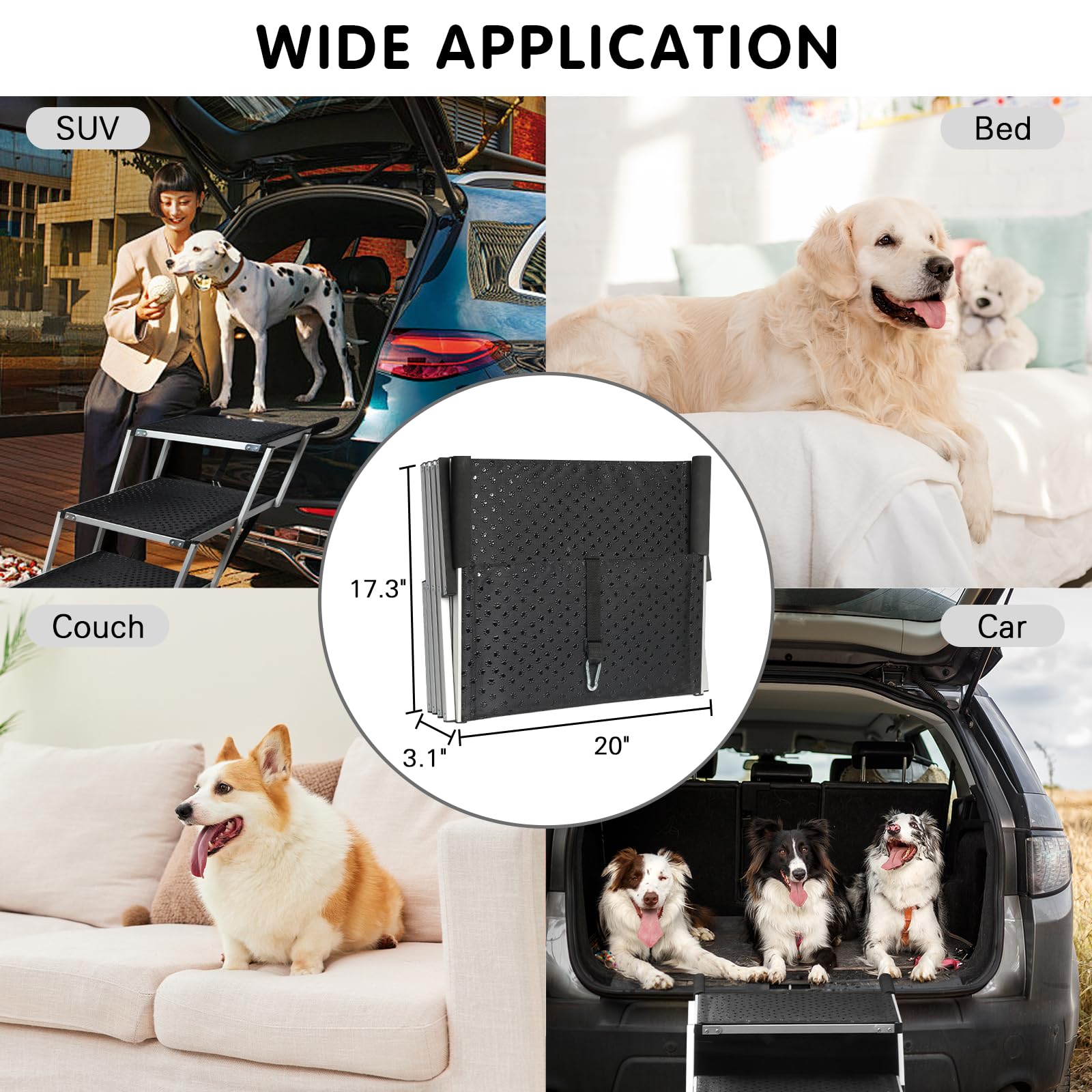 DGSL bottom rubber mat prevents movement on slick floors