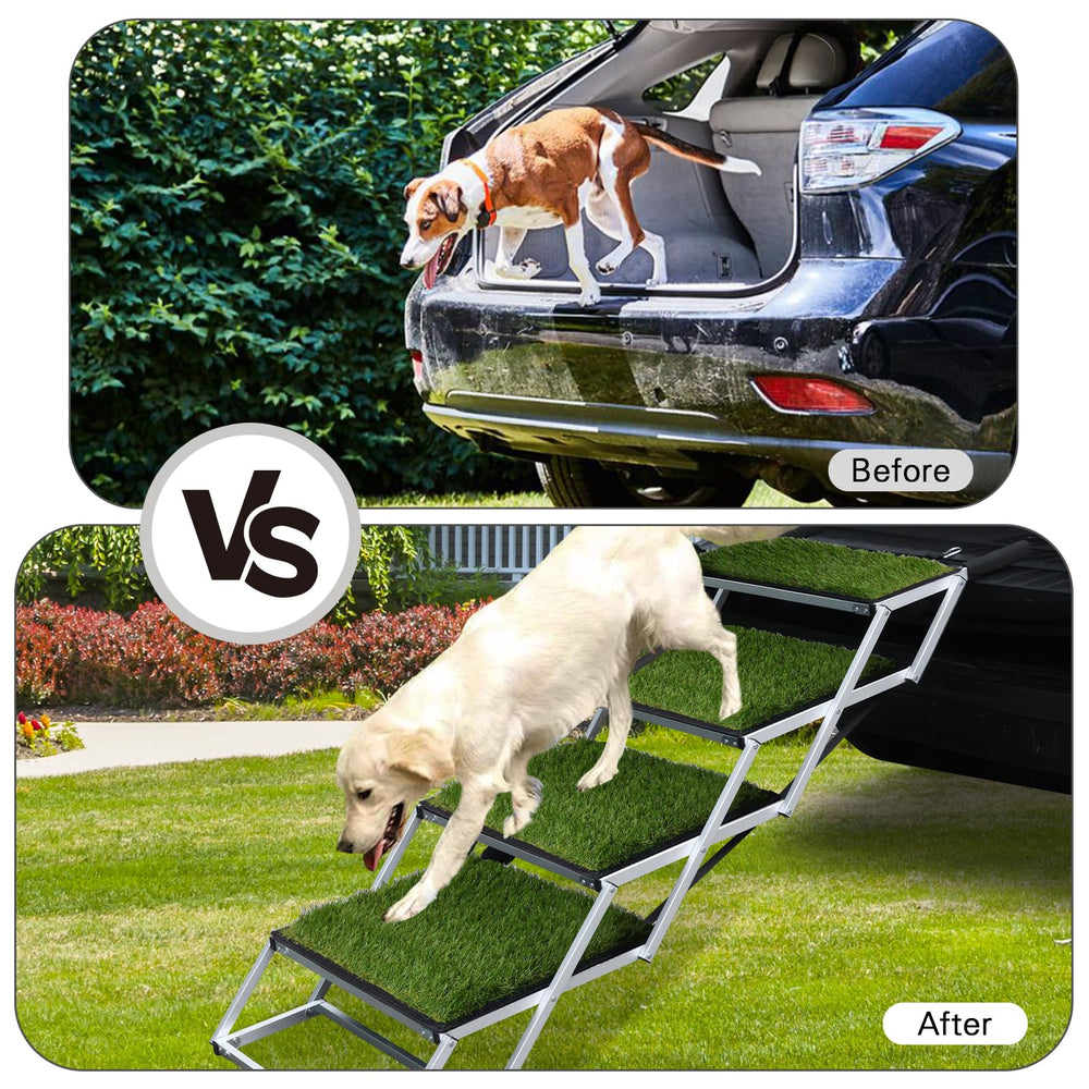 DGSL dog ramp supports up to 250 lbs for versatility