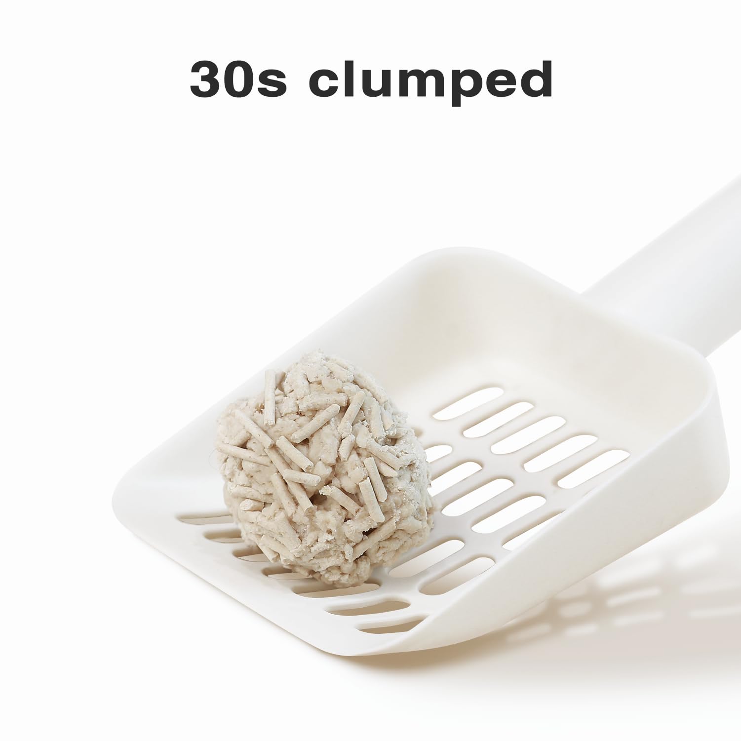 DI BI GRAMAS tofu cat litter can be flushed after use.